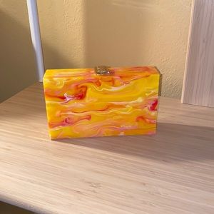 Multi colored Acrylic Clutch